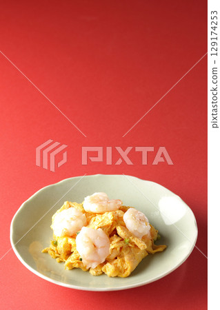 中式炒蝦仁蛋 129174253