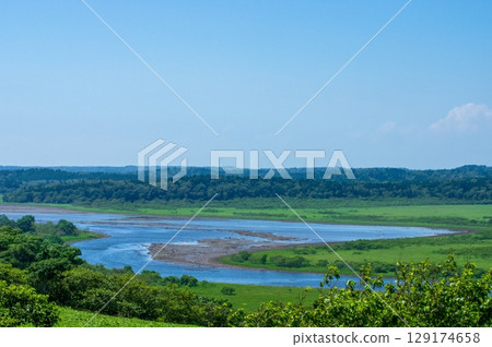 蜿蜒的琵琶瀨川 129174658