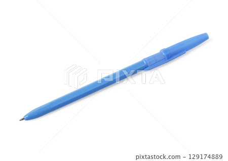 Ballpoint pen with open cap Ballpoint pen with open cap 129174889