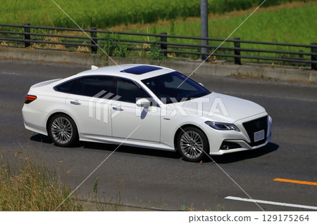 白色轎車 129175264