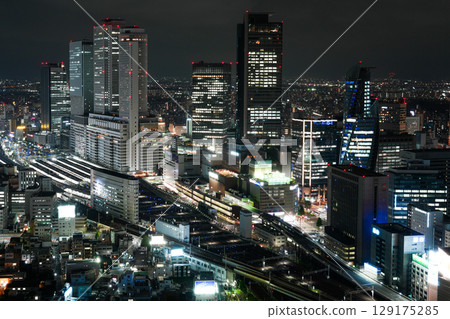 Redevelopment of the area around JR Nagoya Station is underway (from Nagoya Prince Hotel Sky Tower) 129175285