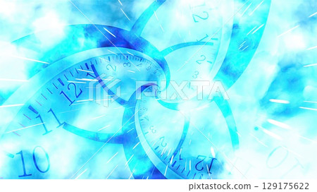 Through the times. Computer generated 3d render Through the times. Computer generated 3d render 129175622