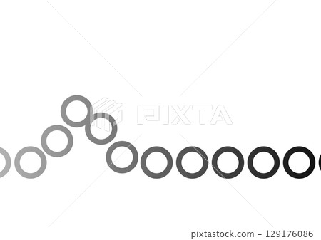 單色圓形抽象裝飾線條 129176086