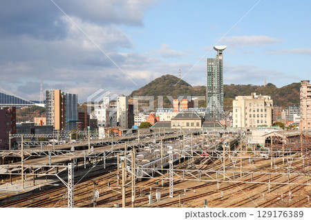 Fukuoka Prefecture, Kitakyushu City, Mojiko Station Terminal 129176389