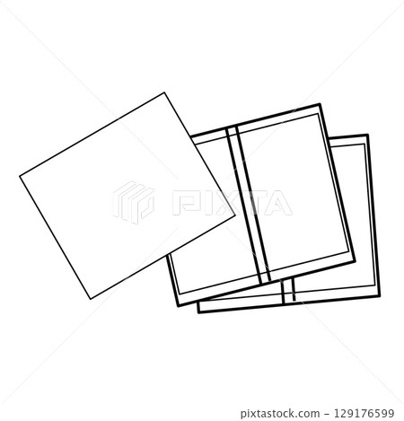 Illustration of stacked sliced cheese Illustration of stacked sliced cheese 129176599