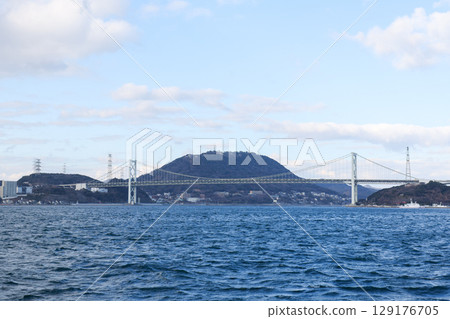 Kanmon Bridge, Kitakyushu City, Fukuoka Prefecture 129176705