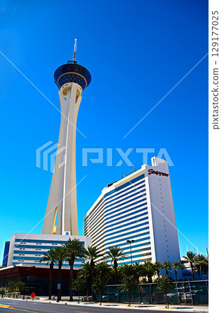 Stratosphere Tower Hotel, Las Vegas, Nevada, USA Stratosphere Tower Hotel, Las Vegas, Nevada, USA 129177025