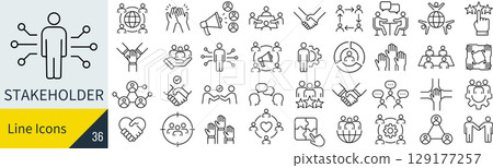 Stakeholder Icon Set Stakeholder Icon Set 129177257