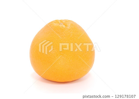 Whole grapefruit on a light background 129178107