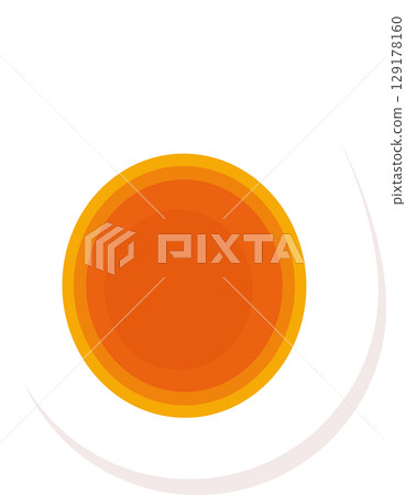 a soft-to-medium boiled egg 129178160