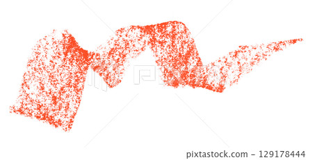 Red crayon brush stroke isolated on transparent background Red crayon brush stroke isolated on transparent background 129178444