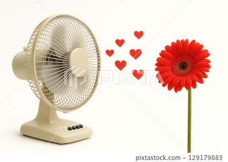 The wind of love is on a flower. 129179883