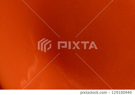 Abstract Food Surface. Top View of Tomato Juice Macro. Abstract Food Surface. Top View of Tomato Juice Macro. 129180940