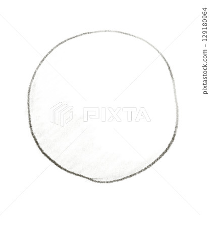 Line drawing illustration of the moon 129180964