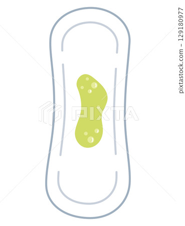 綠色陰道分泌物 女性健康 陰道分泌物顏色類型 衛生棉 綠色陰道分泌物 女性健康 陰道分泌物顏色類型 衛生棉 129180977