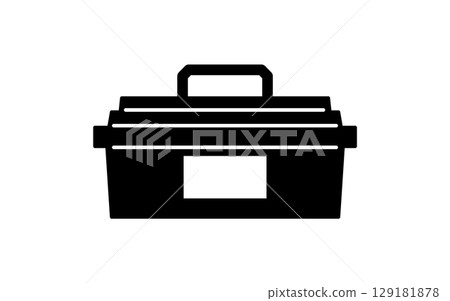 Toolbox, simple and cute line drawing icon 129181878