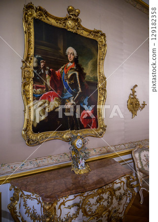 Munich Residenz, former royal palace of the Wittelsbach monarchs of Bavaria, with large art collection, in Munich, Germany Munich Residenz, former royal palace of the Wittelsbach monarchs of Bavaria, with large art collection, in Munich, Germany 129182358