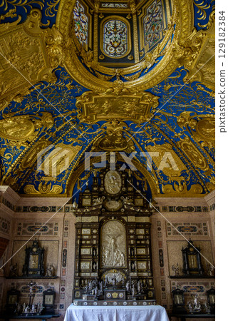 Munich Residenz, former royal palace of the Wittelsbach monarchs of Bavaria, with large art collection, in Munich, Germany 129182384