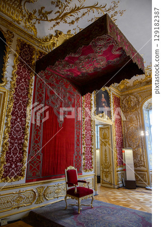 Munich Residenz, former royal palace of the Wittelsbach monarchs of Bavaria, with large art collection, in Munich, Germany Munich Residenz, former royal palace of the Wittelsbach monarchs of Bavaria, with large art collection, in Munich, Germany 129182387