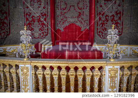 Munich Residenz, former royal palace of the Wittelsbach monarchs of Bavaria, with large art collection, in Munich, Germany 129182396