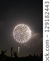 Fireworks Night Sky Summer Audience 129182443
