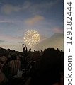 Fireworks Night Sky Summer Audience 129182444