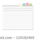 Sticky note caption board 129182469