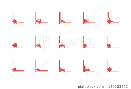 亞洲、中國和中國風格的框架背景材料亞洲結框架和 亞洲、中國和中國風格的框架背景材料亞洲結框架和 129183332