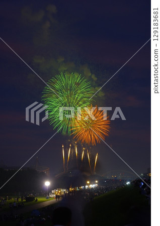 Toyota Oden Festival fireworks display Toyota Oden Festival fireworks display 129183681