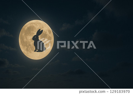 Tsukimi Dango on the Full Moon and the Night of the Full Moon 129183970