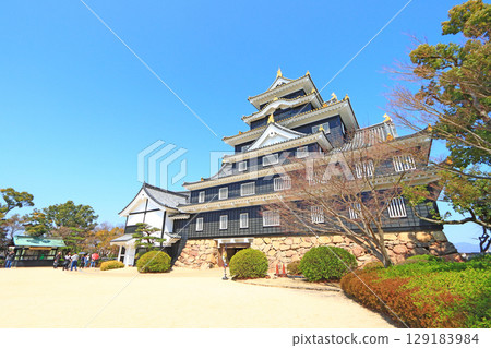 Scenery of Okayama Castle, Okayama City, Okayama Prefecture Scenery of Okayama Castle, Okayama City, Okayama Prefecture 129183984