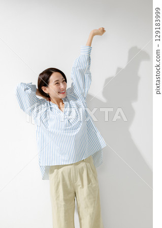 Relaxing woman Relaxing woman 129183999