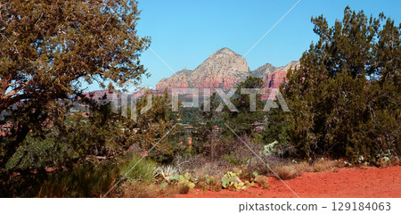 Sedona Arizona surrounding Red Rock Country on Film 129184063