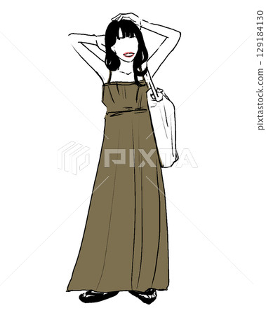 穿夏裝的女人(無臉棕色) 穿夏裝的女人(無臉棕色) 129184130