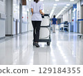 Cleaning tools and women 129184355