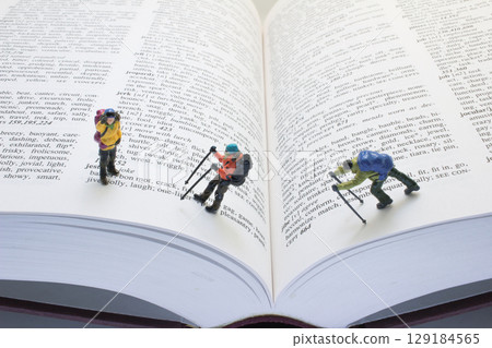 Miniature Climbers Exploring an Open Dictionary in Creative Concept Art Miniature Climbers Exploring an Open Dictionary in Creative Concept Art 129184565