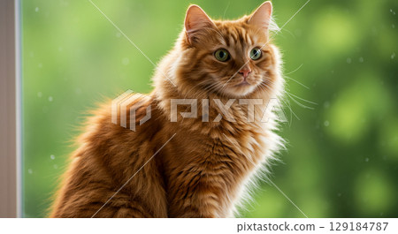 cute cat  129184787