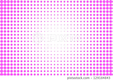 Pink Halftone Gradient Pattern with Central Focus Pink Halftone Gradient Pattern with Central Focus 129184843