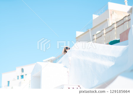 Beautiful landscape of Santorini Beautiful landscape of Santorini 129185664