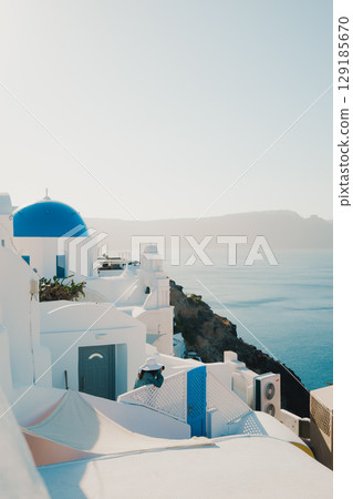 Beautiful landscape of Santorini 129185670