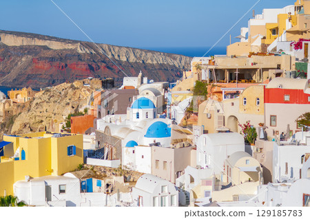 Beautiful landscape of Santorini 129185783