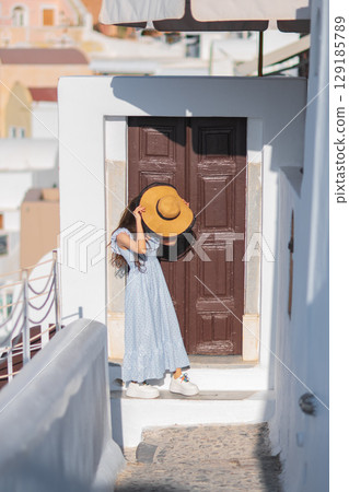 Beautiful landscape of Santorini 129185789