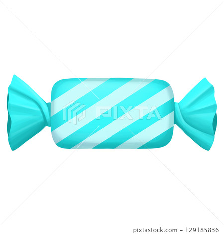 Blue striped halloween wrapped candy Blue striped halloween wrapped candy 129185836