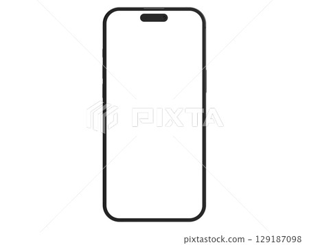 iPhone 16 智慧型手機的 3D 插圖 129187098