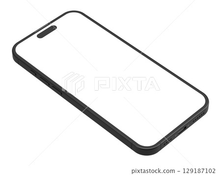 3D illustration of the iPhone 16 smartphone 129187102
