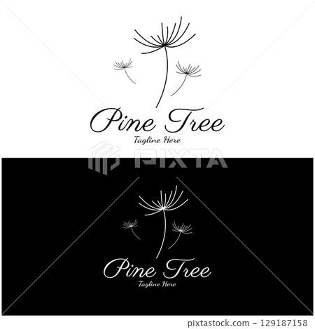 simple pine or fir tree logo,evergreen.for pine forest,adventurers,camping,nature,badges and business.vector simple pine or fir tree logo,evergreen.for pine forest,adventurers,camping,nature,badges and business.vector 129187158