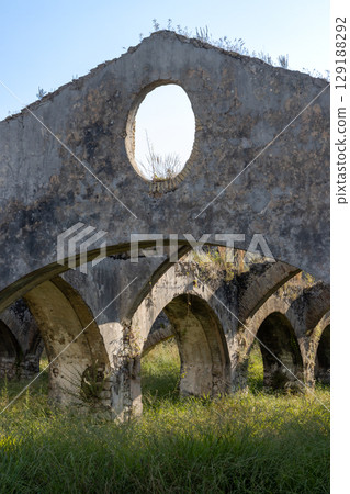 Old venetian shipyard, Gouvia, Corfu, Greece Old venetian shipyard, Gouvia, Corfu, Greece 129188292