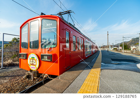 Ohmi Railway 800 series train Ohmi Railway 800 series train 129188765