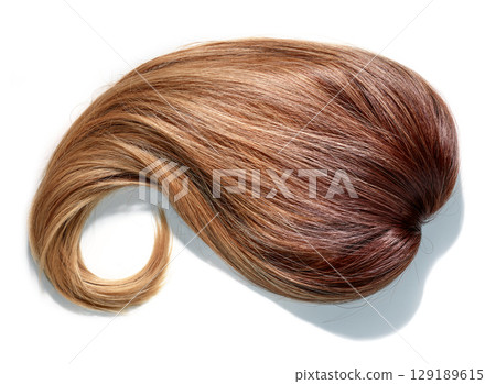 lock of brown hair lock of brown hair 129189615
