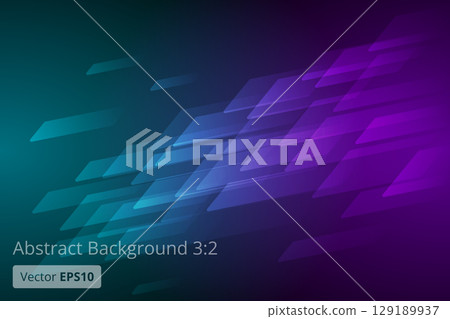 Abstract geometric background forming a dynamic composition with vibrant colors 129189937
